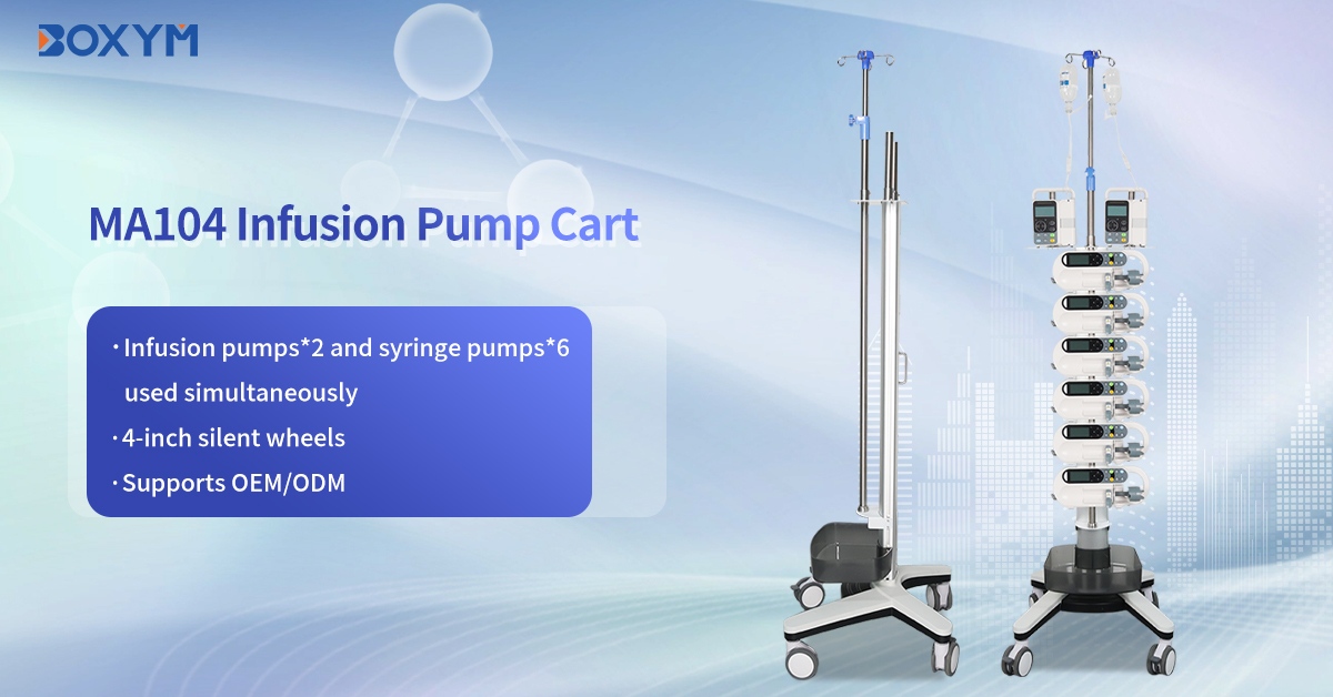 Heavy-Duty IV Pump Cart | Securely Hold Multiple Pumps & Equipment