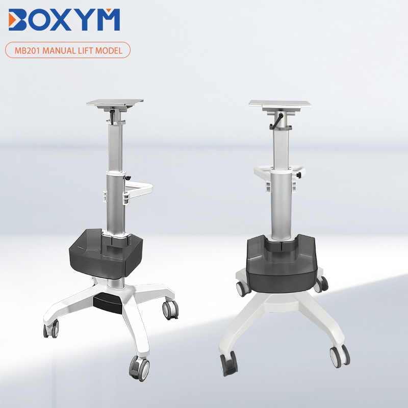 MB201 Manual-Lift Monitoring Cart